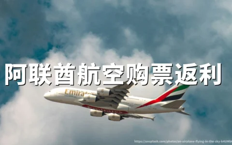 阿联酋航空官网：购票返利 1.25%，详细操作方法与介绍