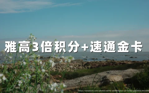 雅高大中华区 3 倍积分 + 速通金卡：2026年11 月 15 日前预订，住到12 月31日